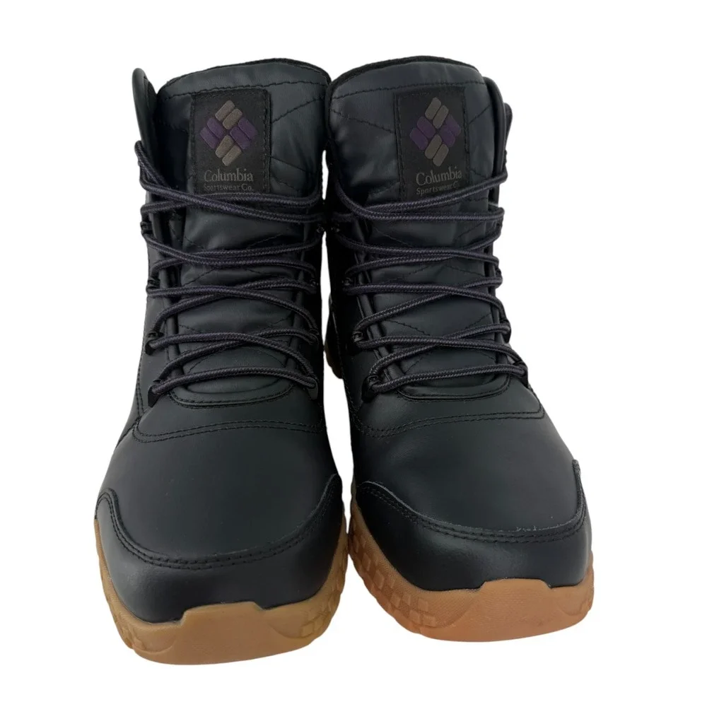 Columbia Mens Fairbanks Rover Boots Omni-Heat Black Gum Sz 10.5 Outdoor Gorpcorr